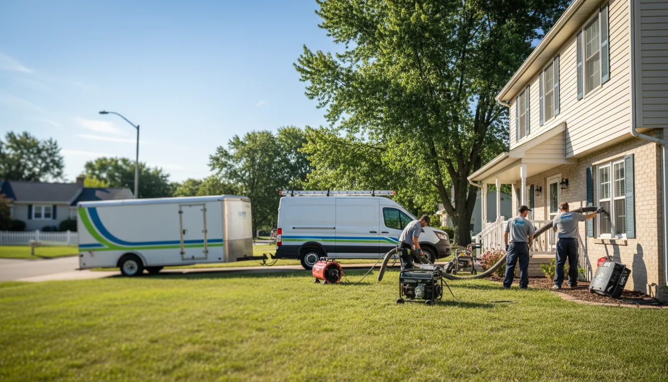Flooded Basement Restoration And Cleanup With Repair in Forbes, ND near me